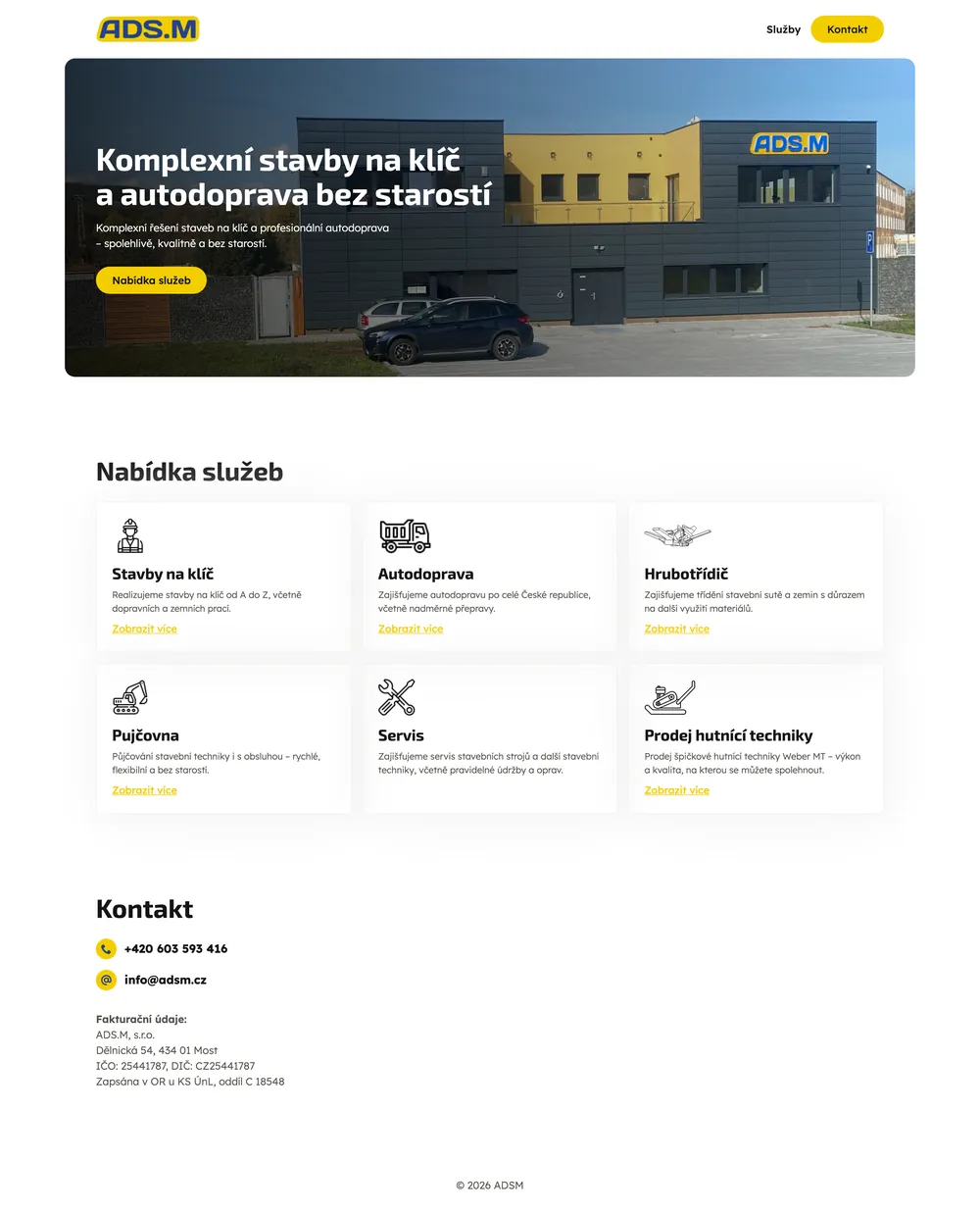 Web adsm.cz